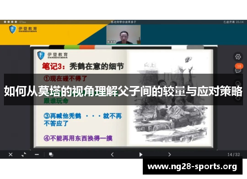 如何从莫塔的视角理解父子间的较量与应对策略